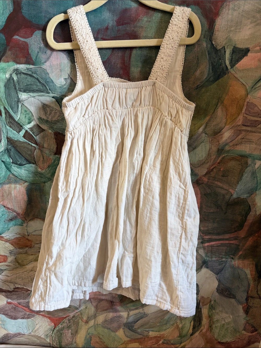 Hanna Andersson White Sundress with Yellow Lemons - Picture 4 of 6